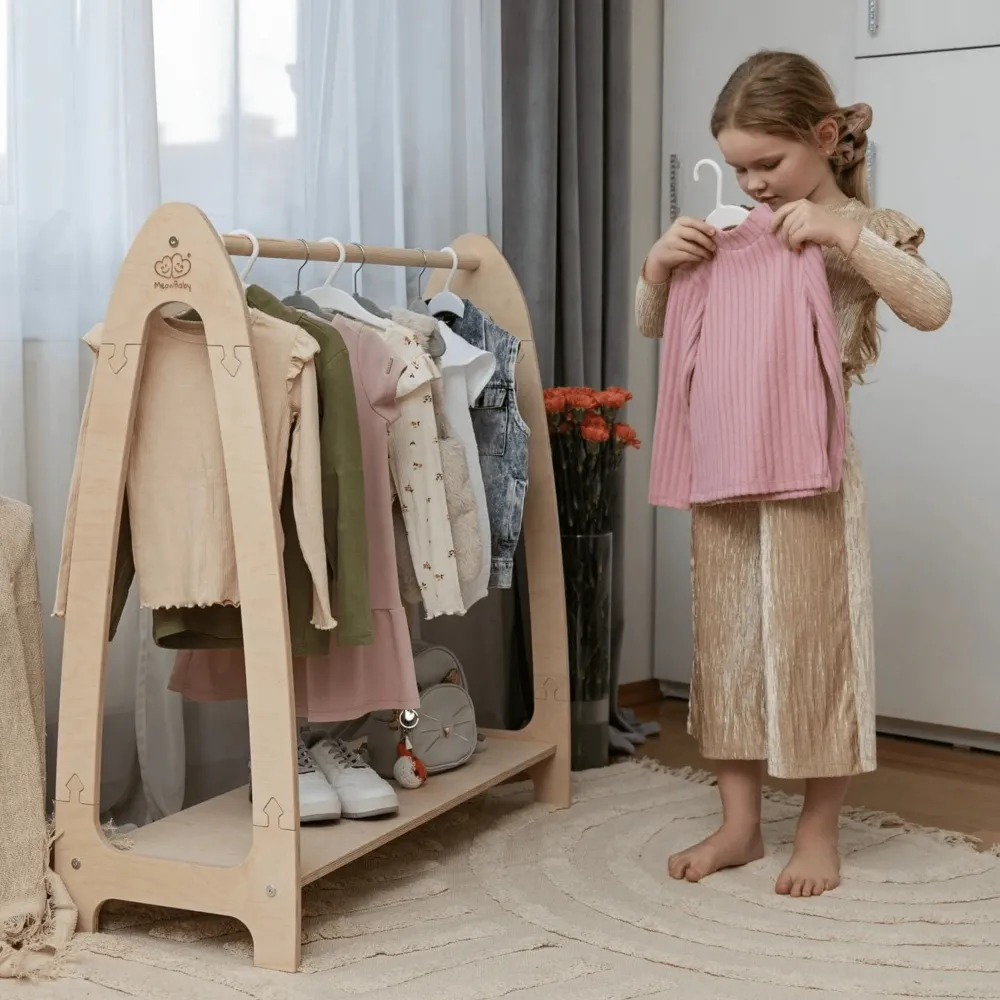 Dětský věšák na oblečení - Soft Hanger | Dřevěný