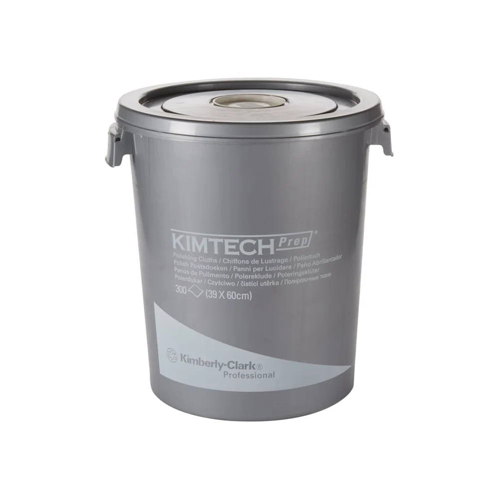 Toalhas polonesas Kimtech® - sndeseimer / branco - 1 balde x 300 folhas | Papelão (1 doador)