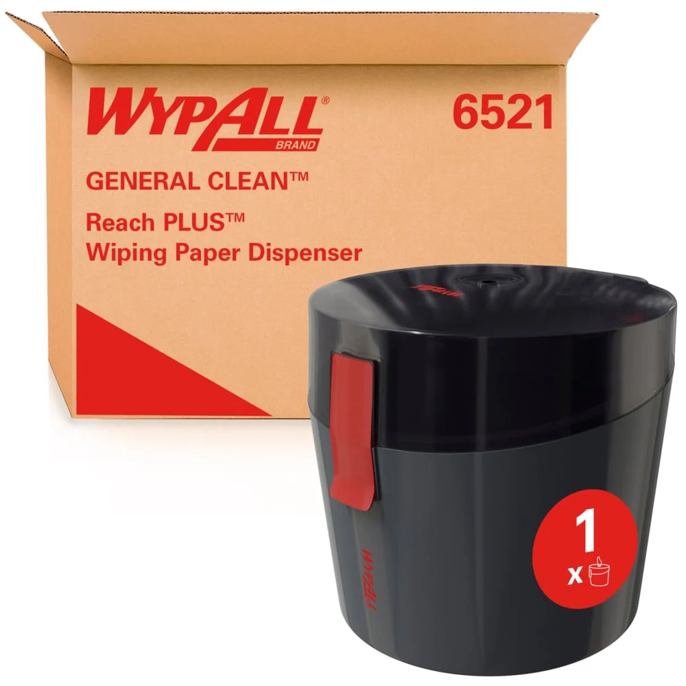 Wypall® Reach Plus ™ Reach ™ Centrefed Dispenser - 1 Dispenser | Cardboard (1 donor)