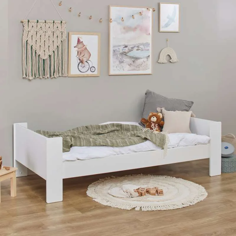 Hoppekids PURE - Juniorská postel 90x200 cm - Bílá