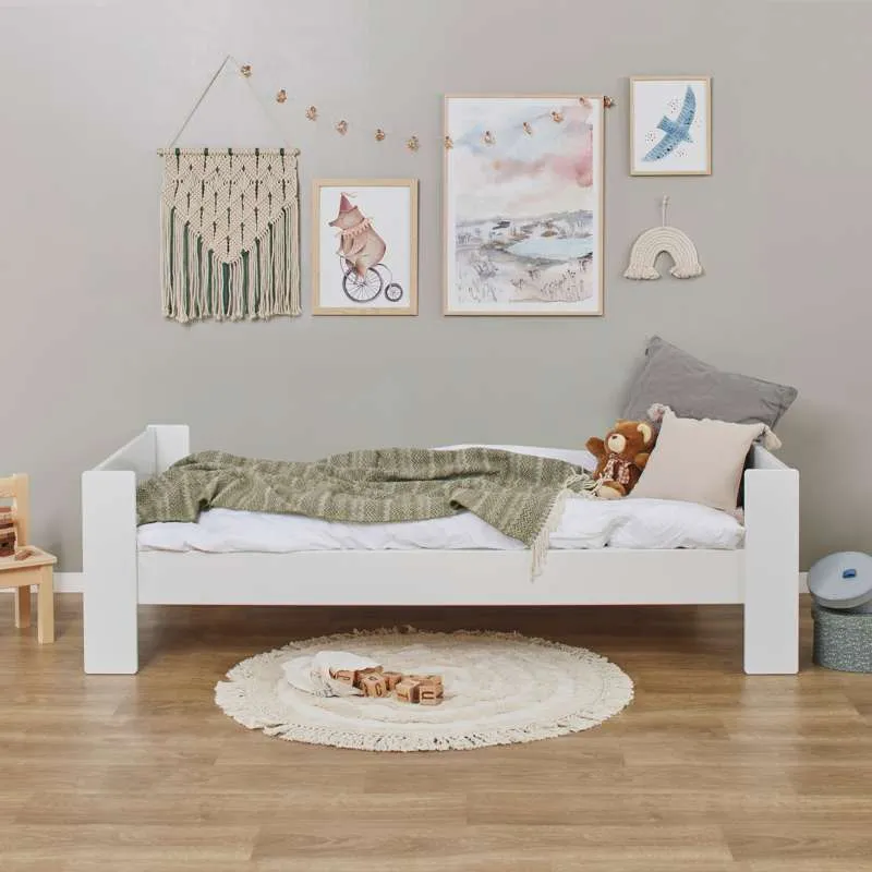 Hoppekids PURE - Juniorská postel 90x200 cm - Bílá