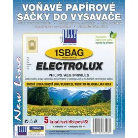 Sáčky 1S BAG náhradní díly pro sběr prachu ve vysavači Jolly Horská louka