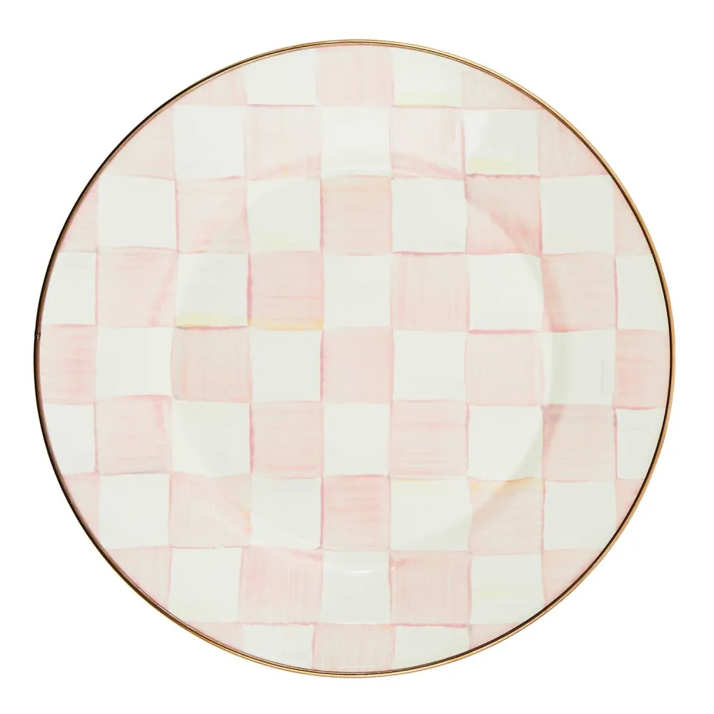 Jídelní talíř 25,4 cm Rosy Check od MacKenzie-Childs