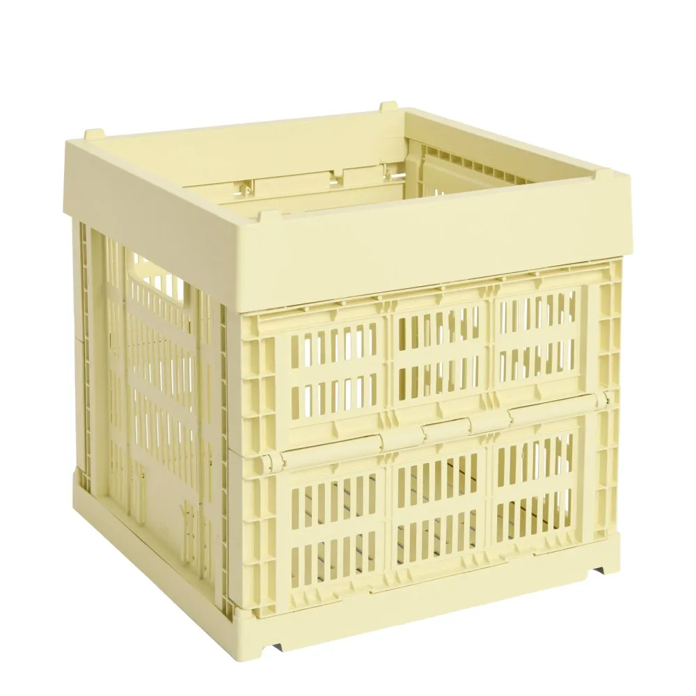 Úložný box Colour Crate, Cube, Light Yellow