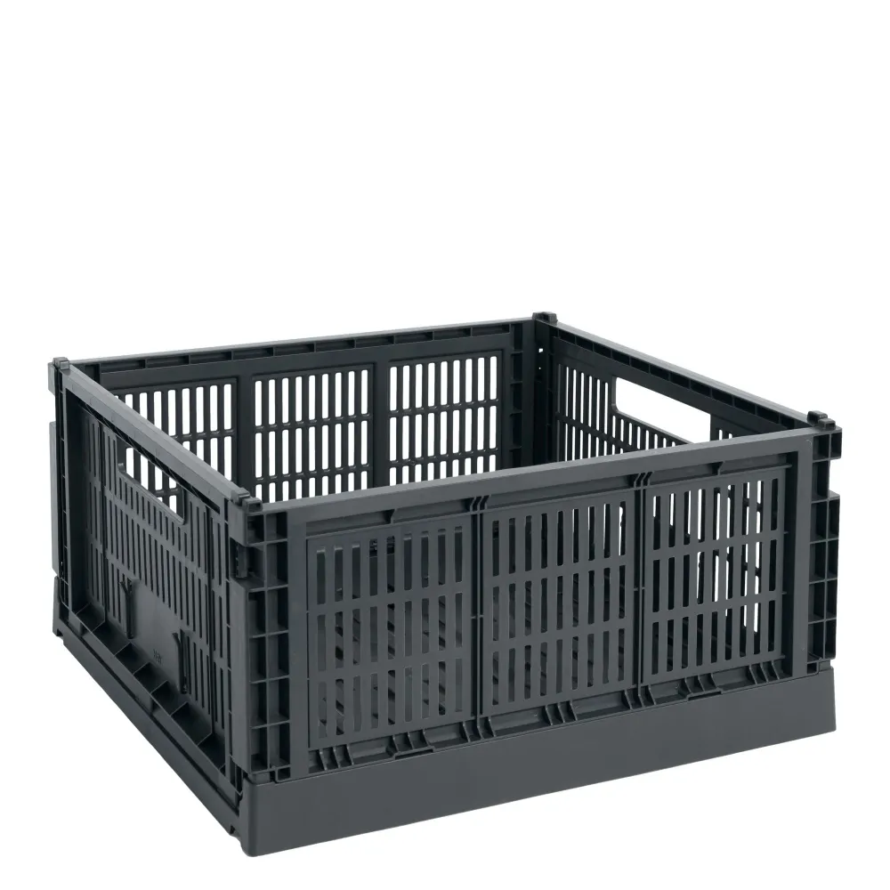 Úložný box Colour Crate, Large Square, Charcoal