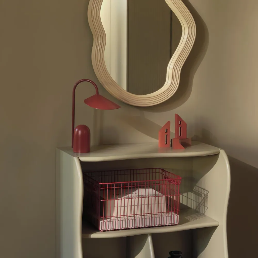 Sada úložných košů Cala, 2 ks, Poppy Red