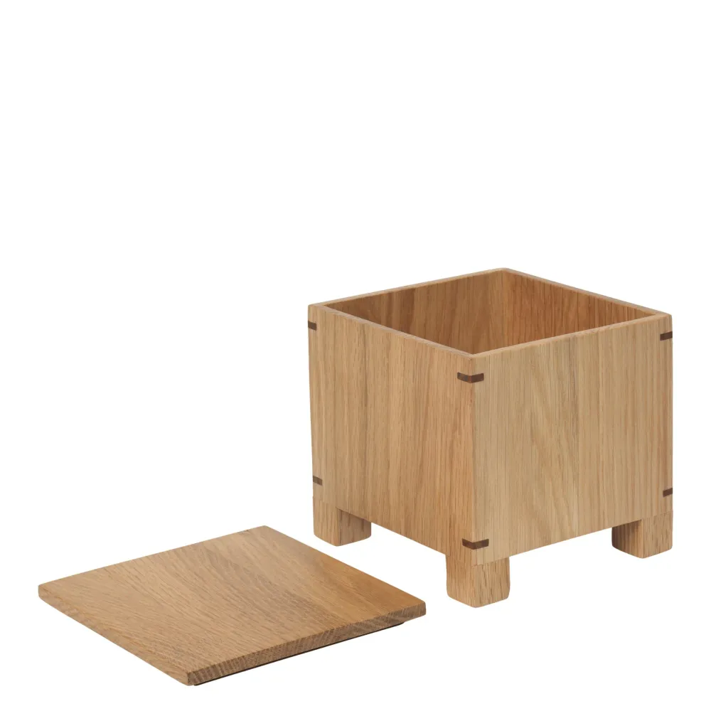 Dřevěná dóza Bon Garlic Box, Oak