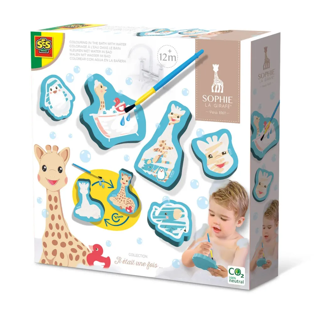 Hračky do vany SES Creative Sophie La Girafe Barvit vodou