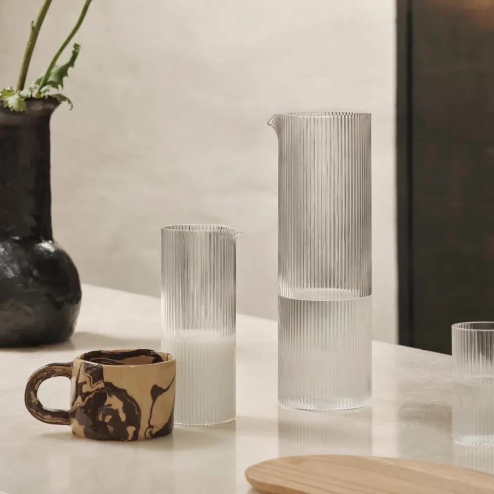 Džbánek na mléko Ripple Jug, Clear