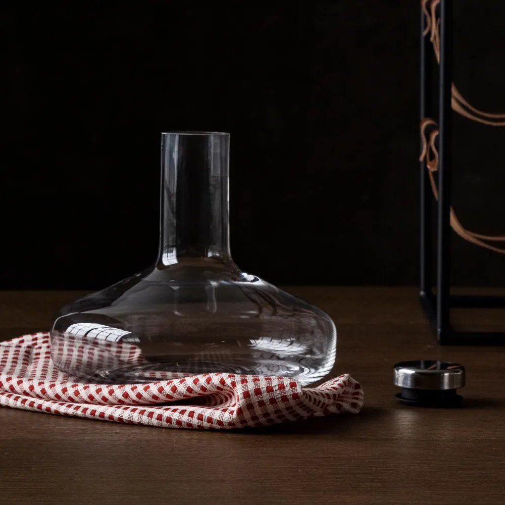 Dekantační karafa Wine Breather Deluxe, Steel