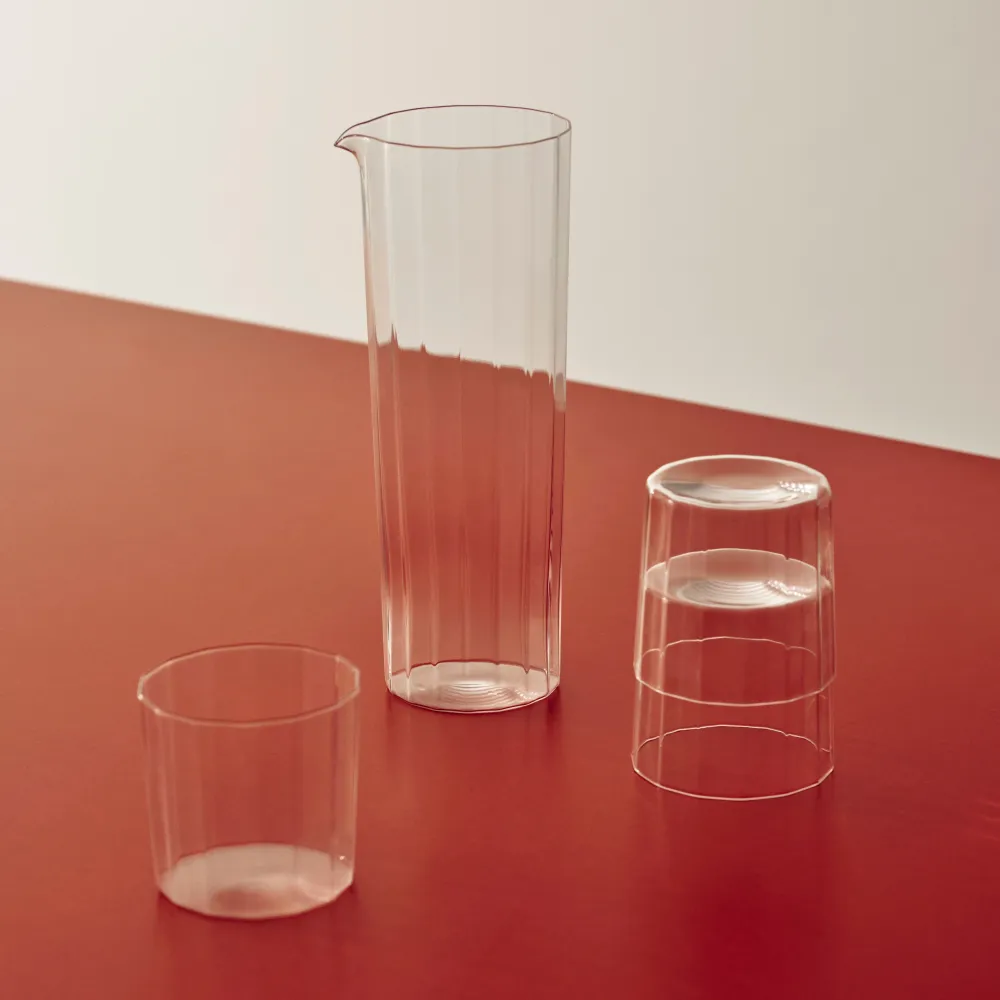 Křišťálová karafa Angle, 0,9 L, Clear