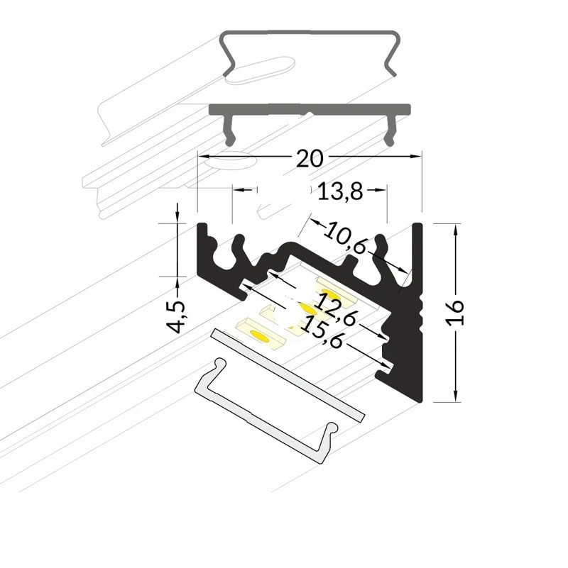Sada KM18-C-MK-96 6000K IP20