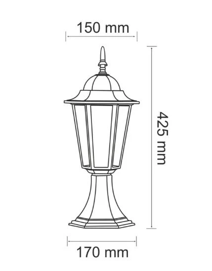 Svítidlo LIGURIA-S42 E27 PT