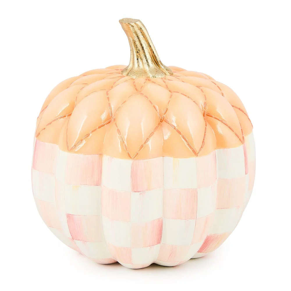 Pohádková dýně Rosy Check Quilted od MacKenzie-Childs