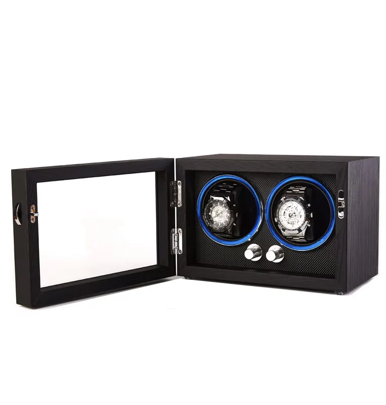 Capodagli box s rotorem na 2 černé hodinky XB2