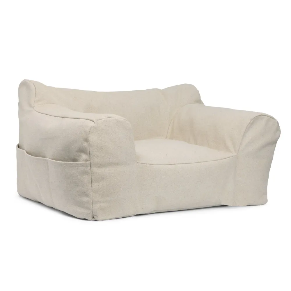 Dětské křeslo BILLOW BEAN BAG zlomená bílá
