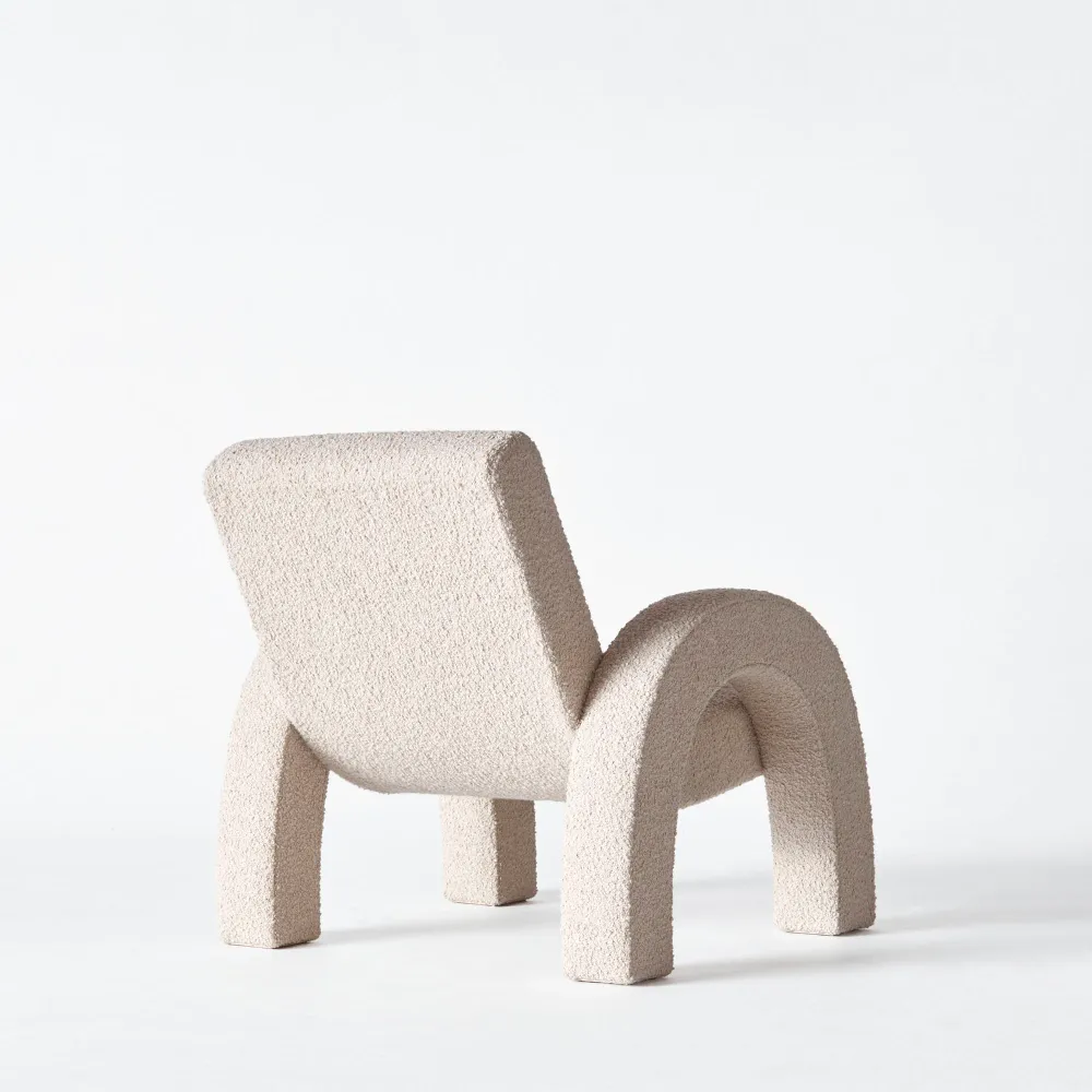 Křeslo ARCO béžový boucle