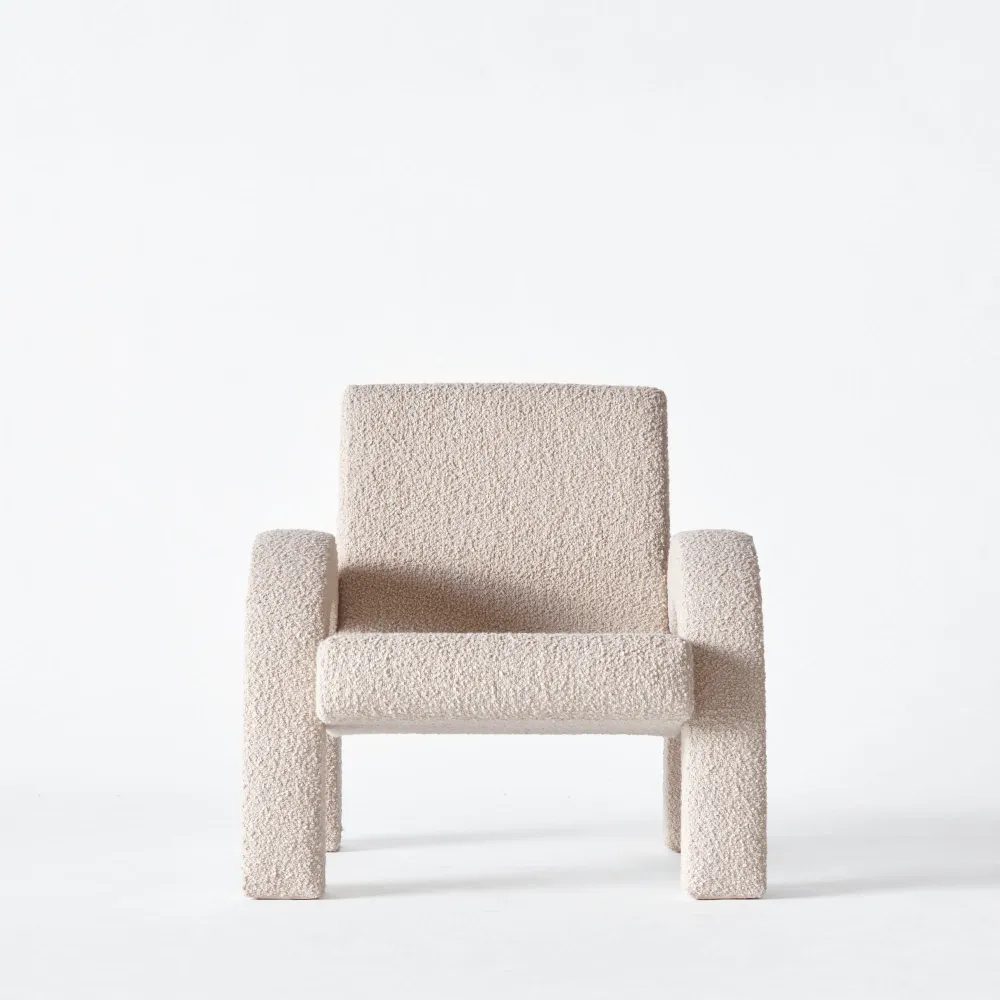 Křeslo ARCO béžový boucle