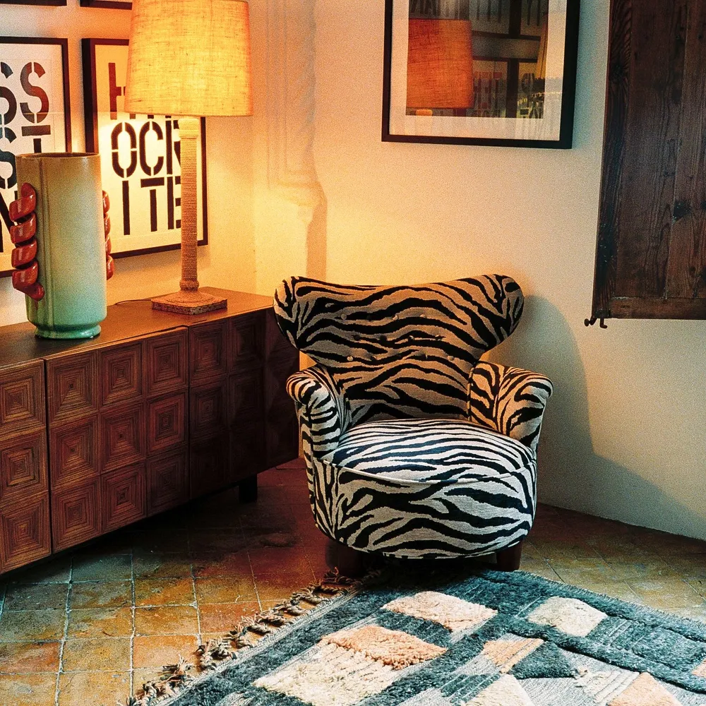 Křeslo ELIAS zebra
