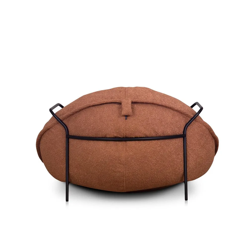 Křeslo UNI měděný boucle