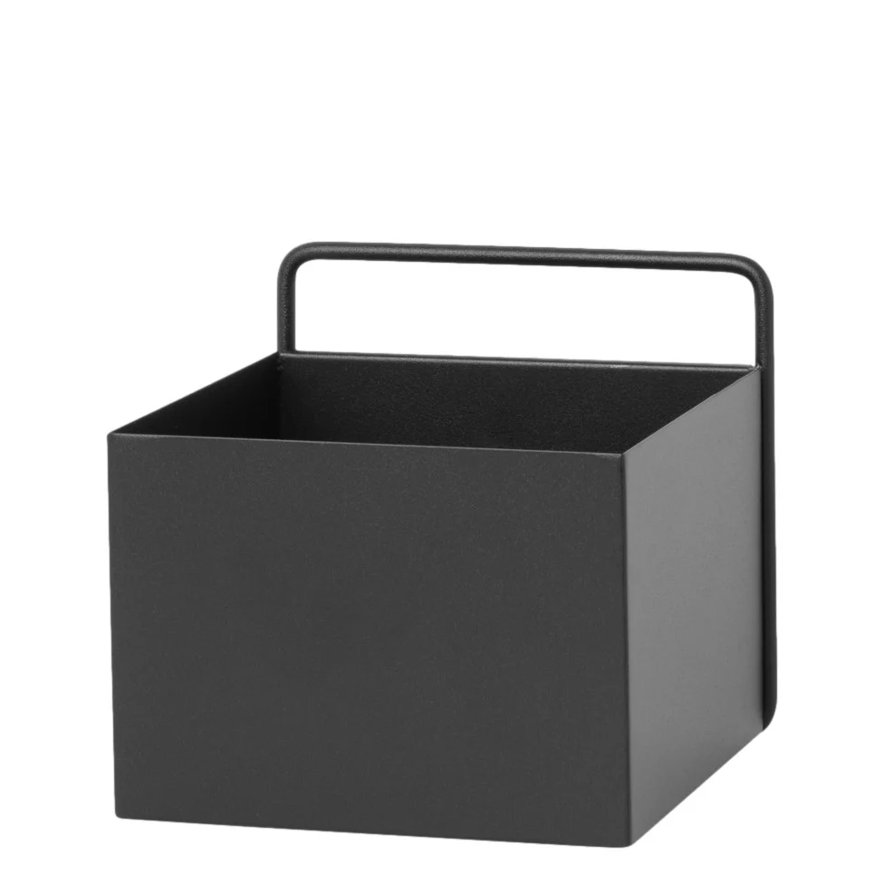 Truhlík Wall Box Square, Black