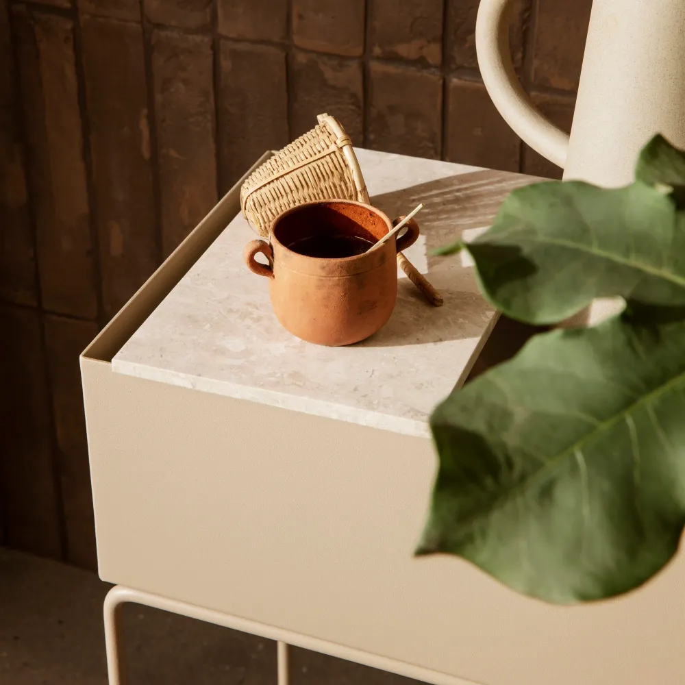 Vrchní tác pro Plant Box, Beige Marble