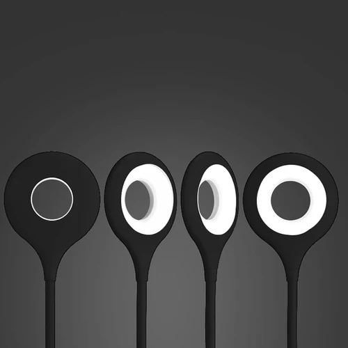 Mini bezdrátová LED čtecí lampa Wozinsky, klip + USB-C kabel - černá