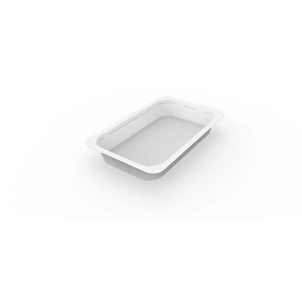 1/4 GN menu shells 1 white PP/min 265x162x40 | Pack (225 pieces)