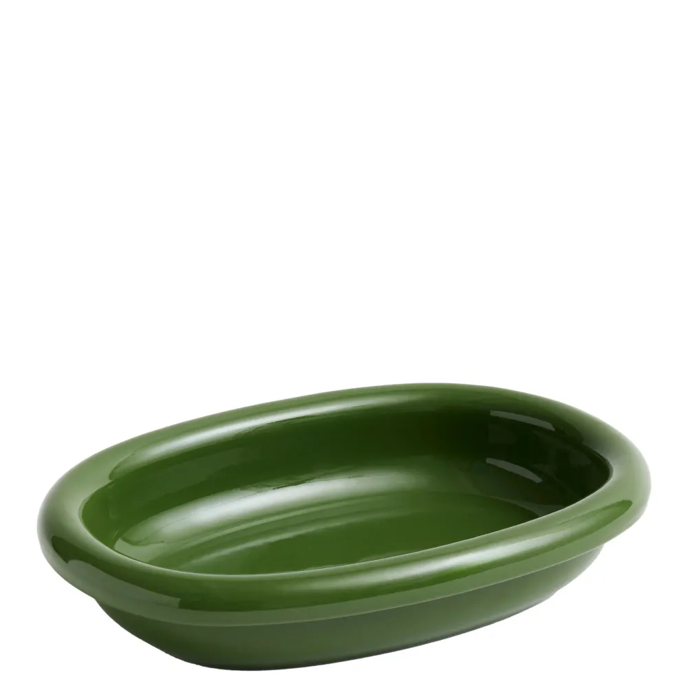 Mísa Oval Barro S, Green