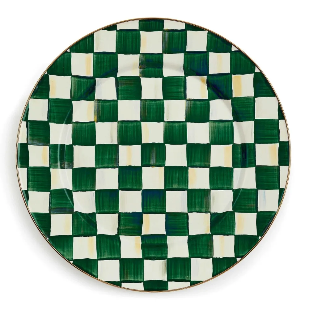 Servírovací tác Emerald Check od MacKenzie-Childs