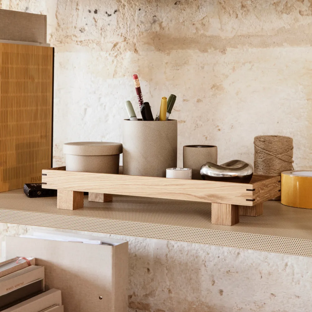Dřevěný podnos Bon Small, Oak