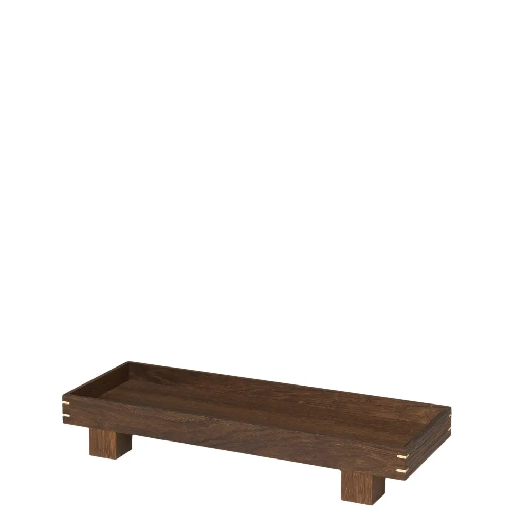 Dřevěný podnos Bon X Small, Smoked Oak