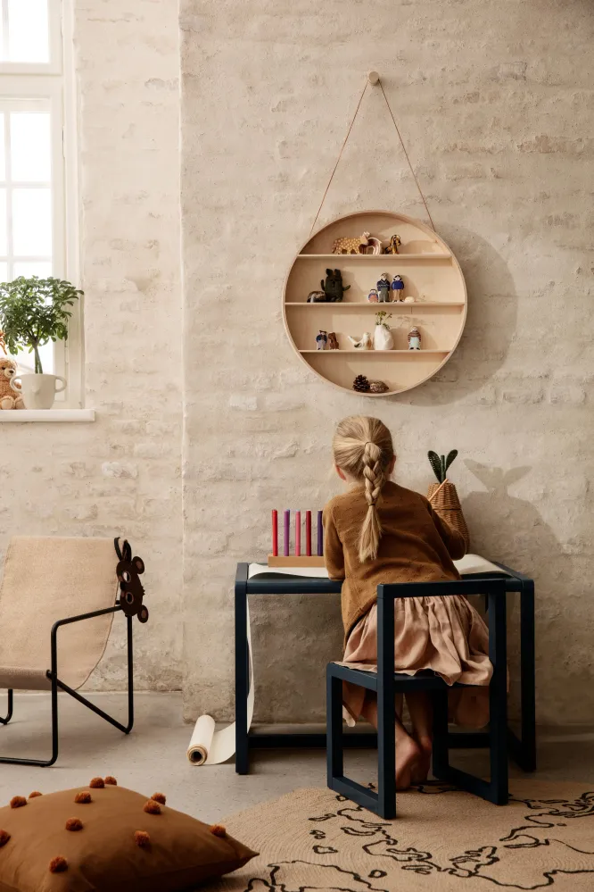 Dětský stůl LITTLE ARCHITECT tmavě modrý