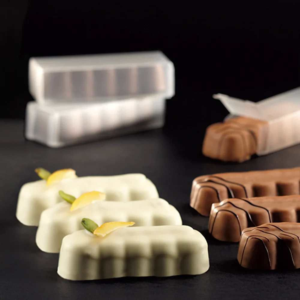Forma DS02 15 vlnitých čokoládových snacků