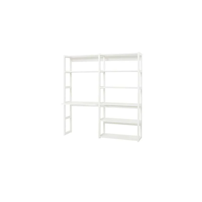 Hoppekids STOREY - Stůl s 8 policemi psací deskou - 80 cm. - Bílá