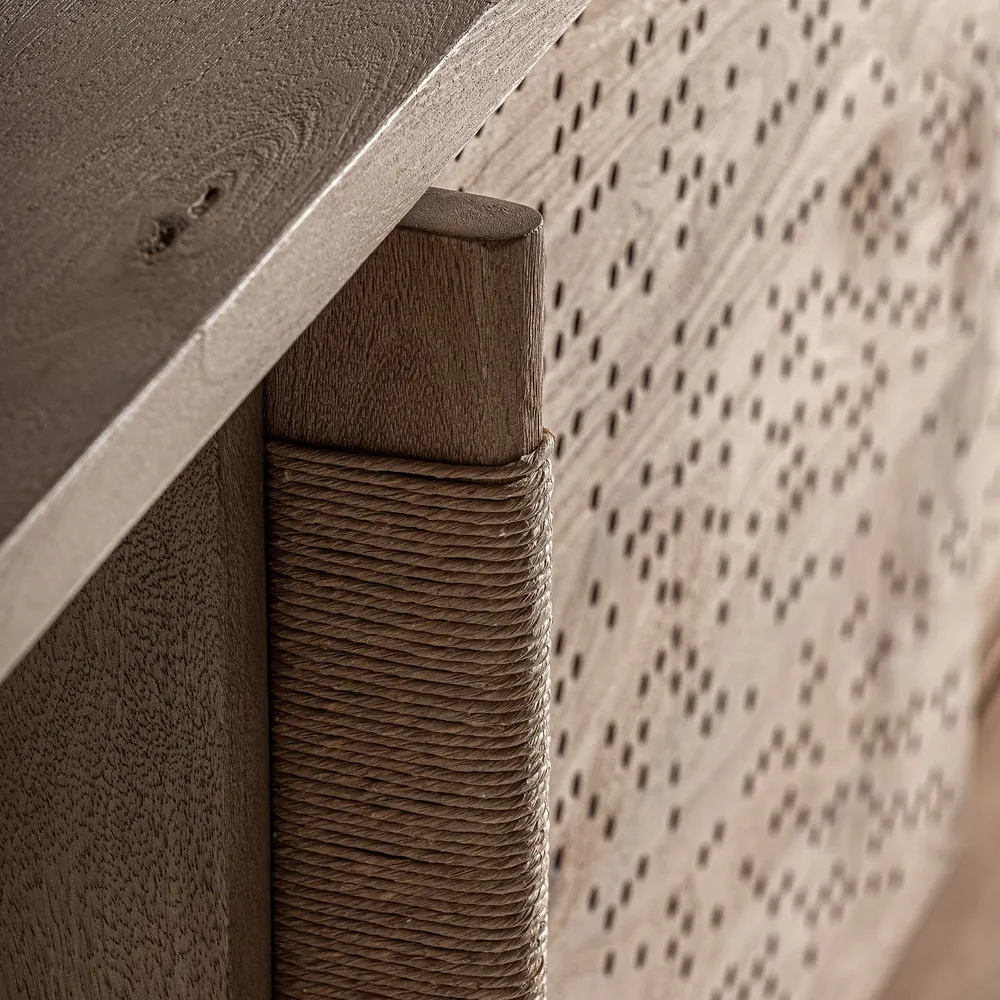 Komoda JACQUARD z mangového dřeva