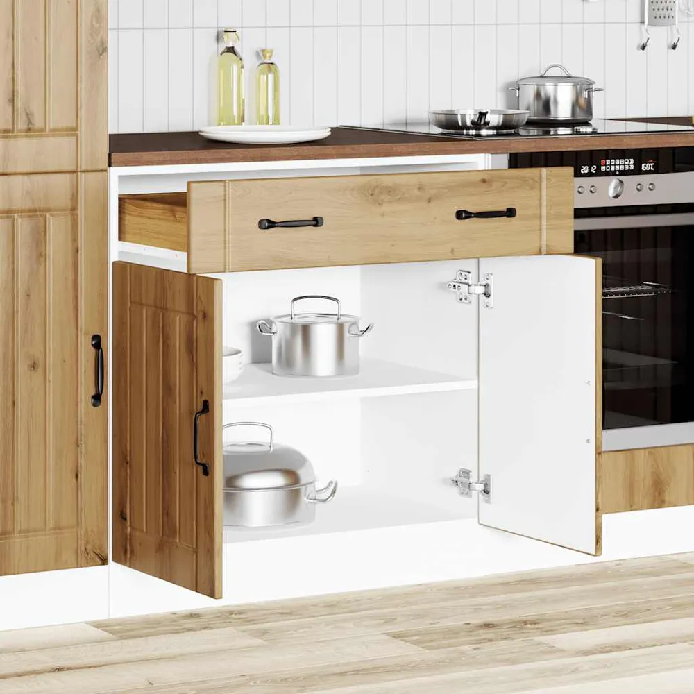 Kuchyňská spodní skříňka lucca artisan oak kompozitní dřevo dub artisan