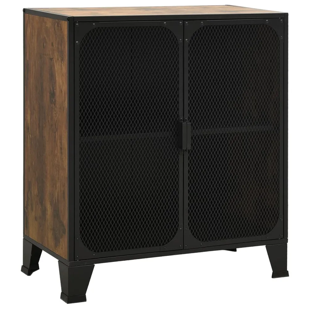 Úložná skříň 72 x 36 x 82 cm kov mdf