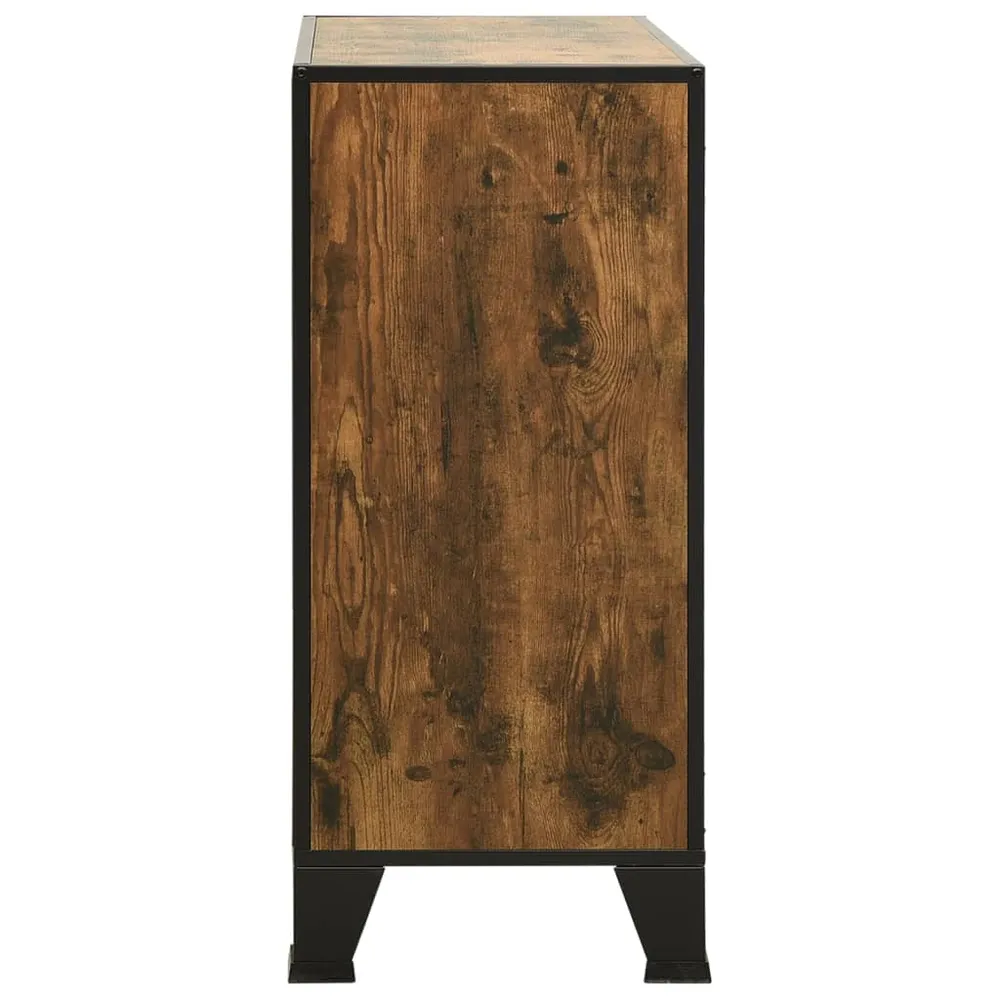 Úložná skříň 72 x 36 x 82 cm kov mdf