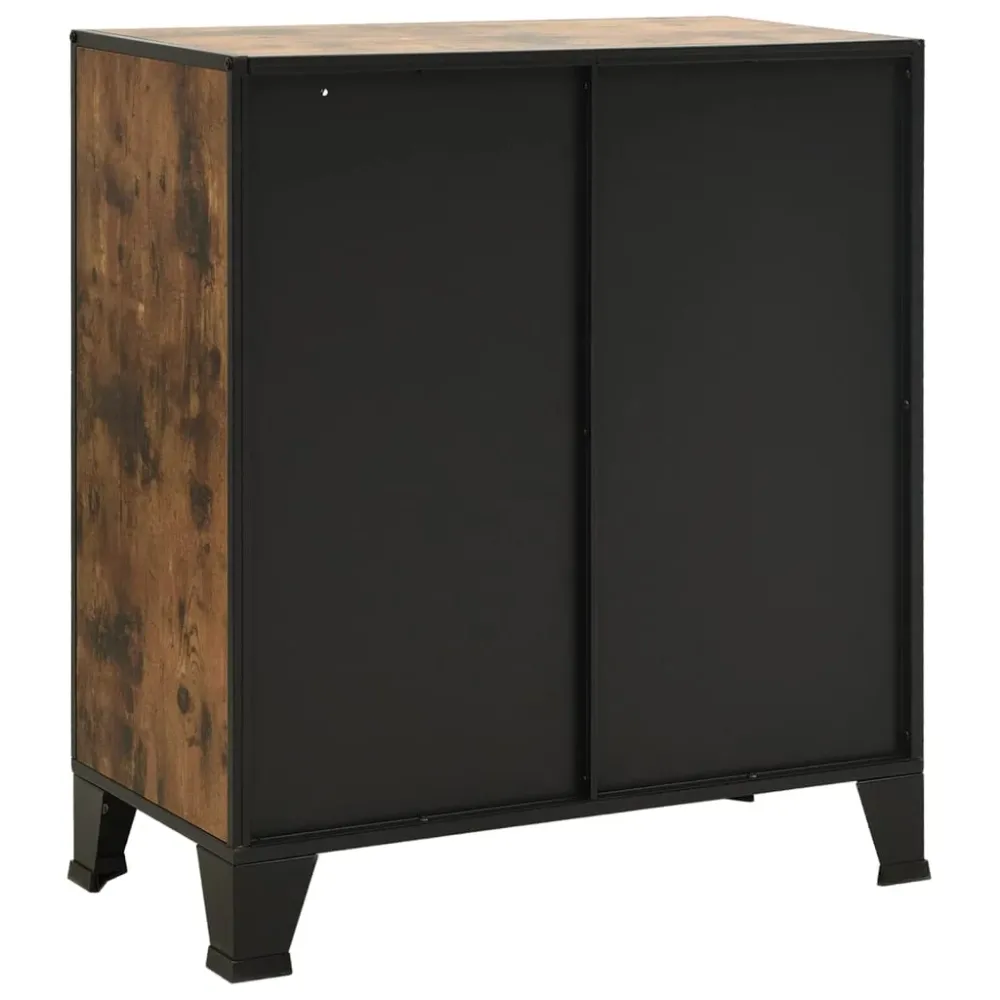 Úložná skříň 72 x 36 x 82 cm kov mdf