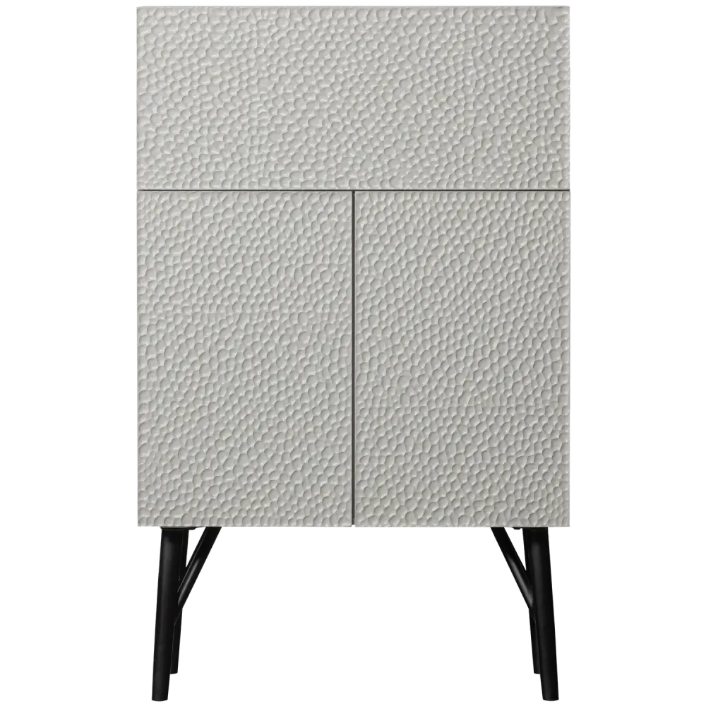 Barový stůl CARVED šedé mango dřevo