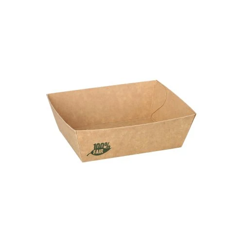 PAPSTAR 80 snackbakker, pap "ren" brun "100% fair"