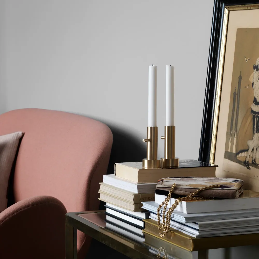 Svícen Candleholder, Small #1, Brass
