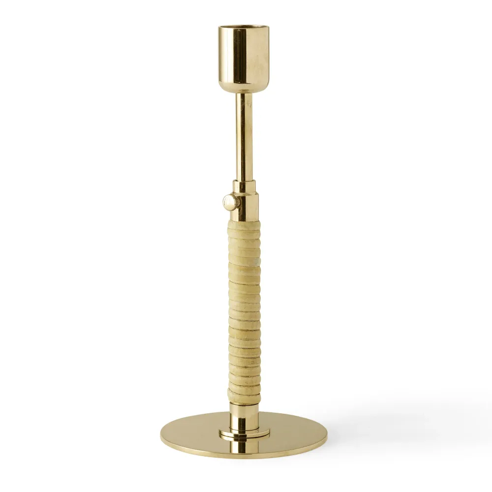 Svícen Duca, Polished Brass