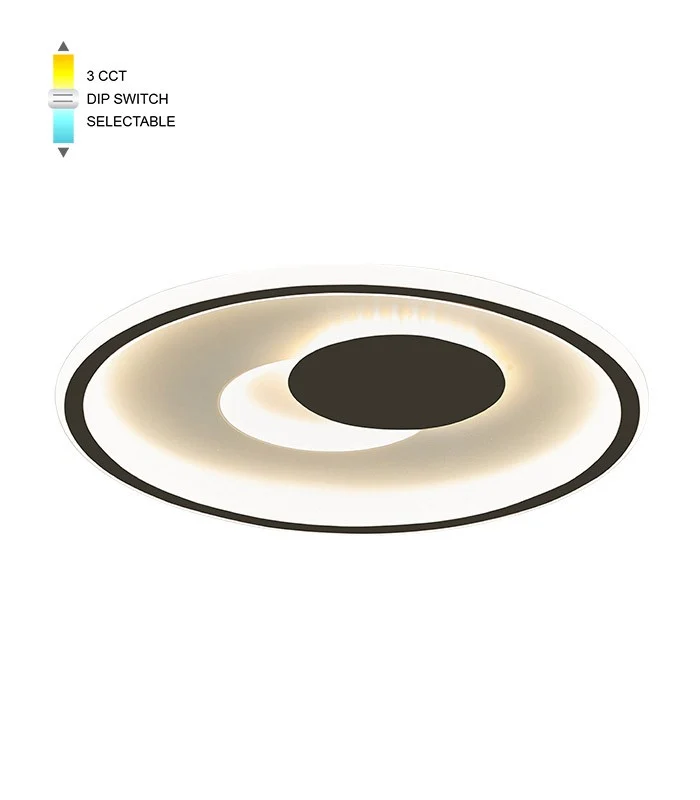 Svítidlo DISC-3 D40 LED 52W CCT-DIP WHT+BLC