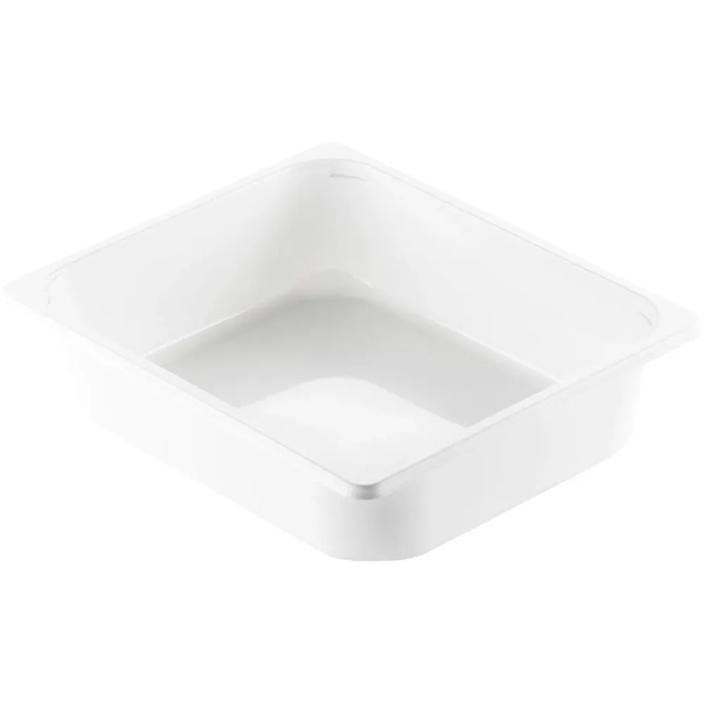 CPET shell 1/2 GN white CPET 325x265 325x265x50