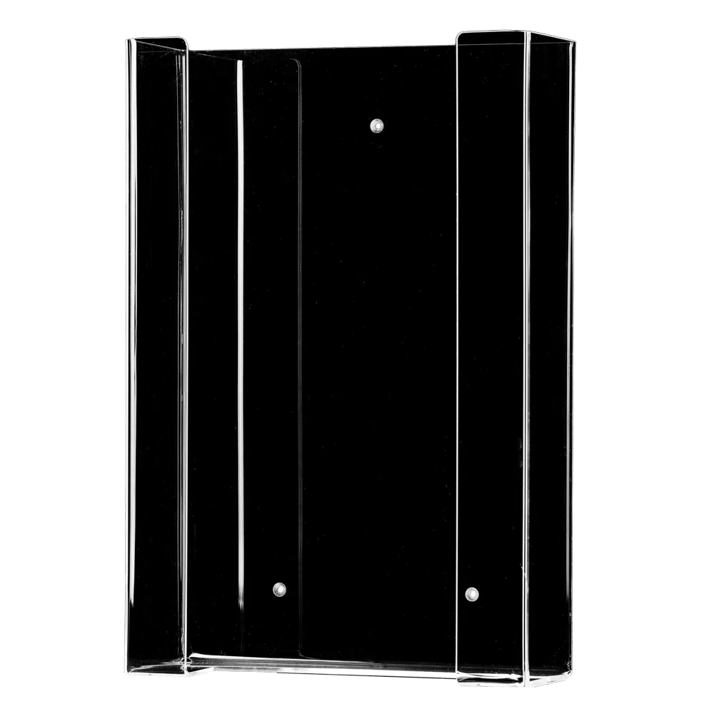 Disposable glove dispenser 3 boxes, glove dispenser holder TRIO, 258 x 392 x 96 mm, transparent, milky, acrylic | 1 piece