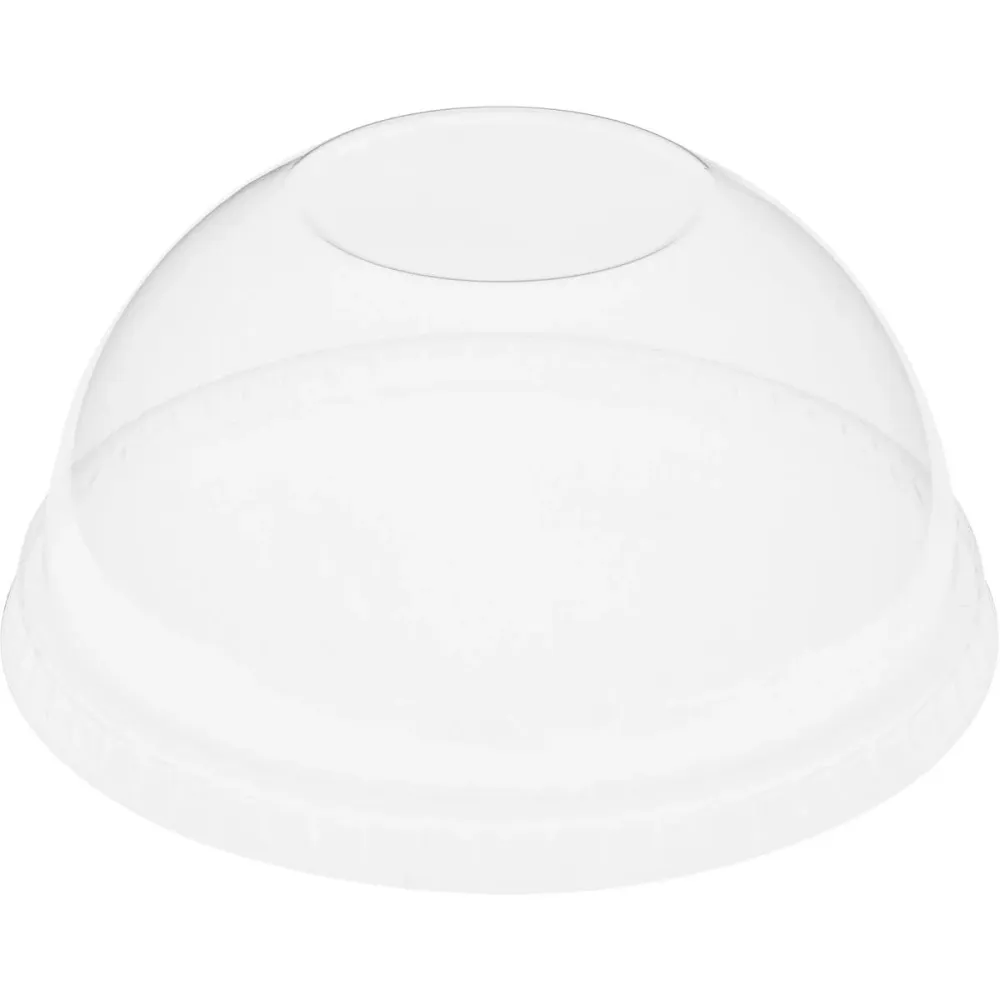 Dome lid without opening 188001-2, RPET Transparent RPET | Pack (60 pieces)