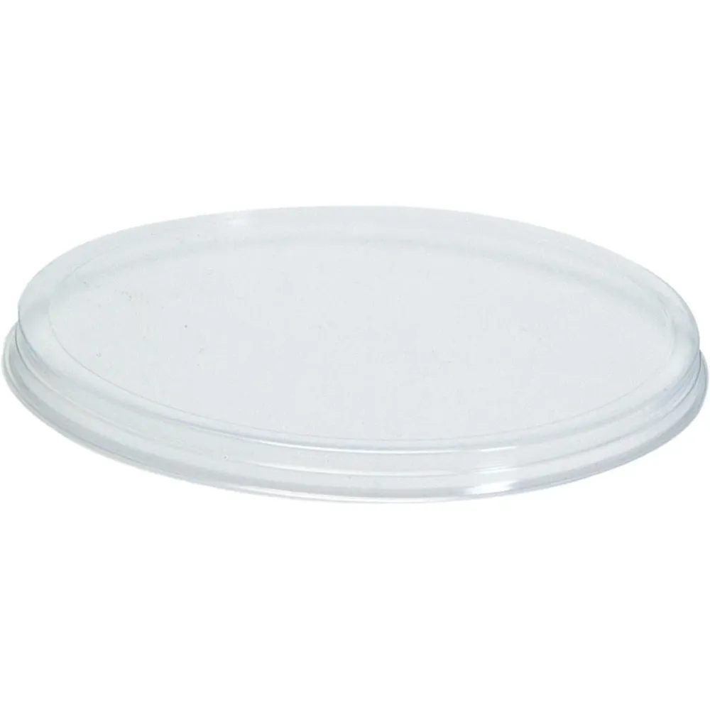 Flat lid 127724 Transparent PS | Pack (100 pieces)
