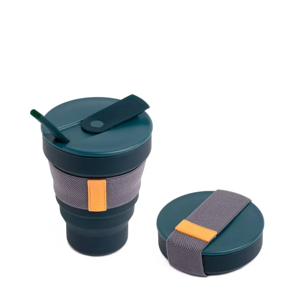 Mugg Återanvändbar/Fällbar. 16oz, Ocean